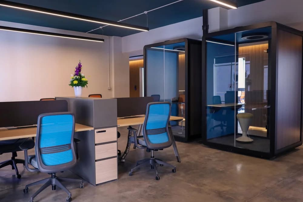 Masahet Nour coworking interior, open workspace